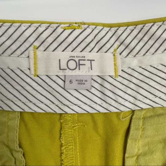 LOFT Green Shorts - Picture 7 of 8